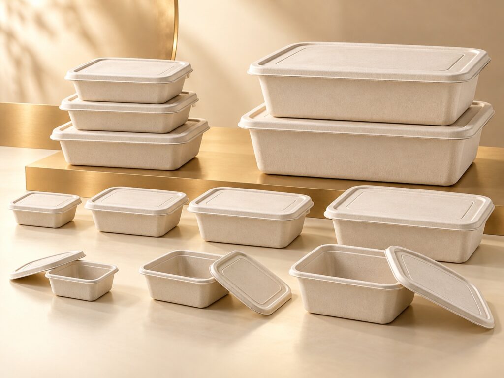 Rectangular Anti-Leak Containers
