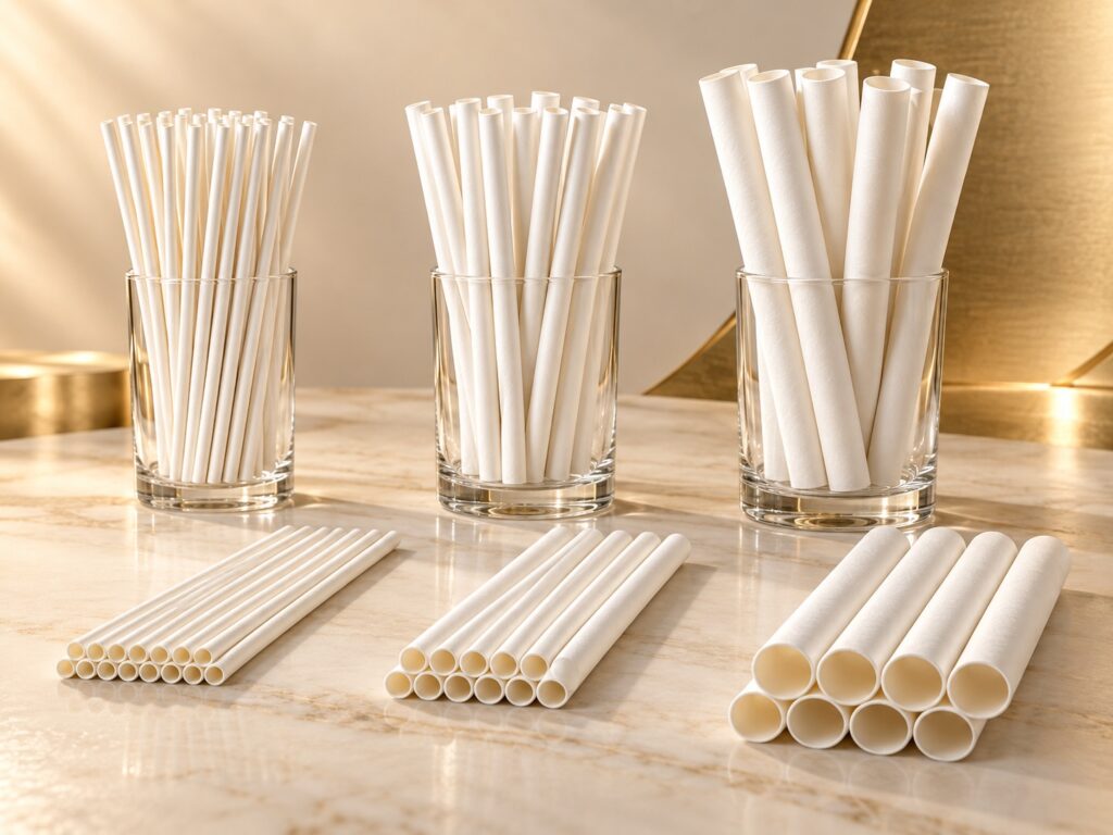 White Paper Straws